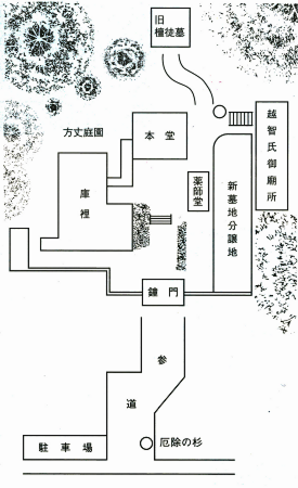 光雲寺境内案内図